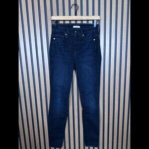Good American Jeans 2 / 26 Womens Blue Dark Wash Good Legs High Rise Stretch